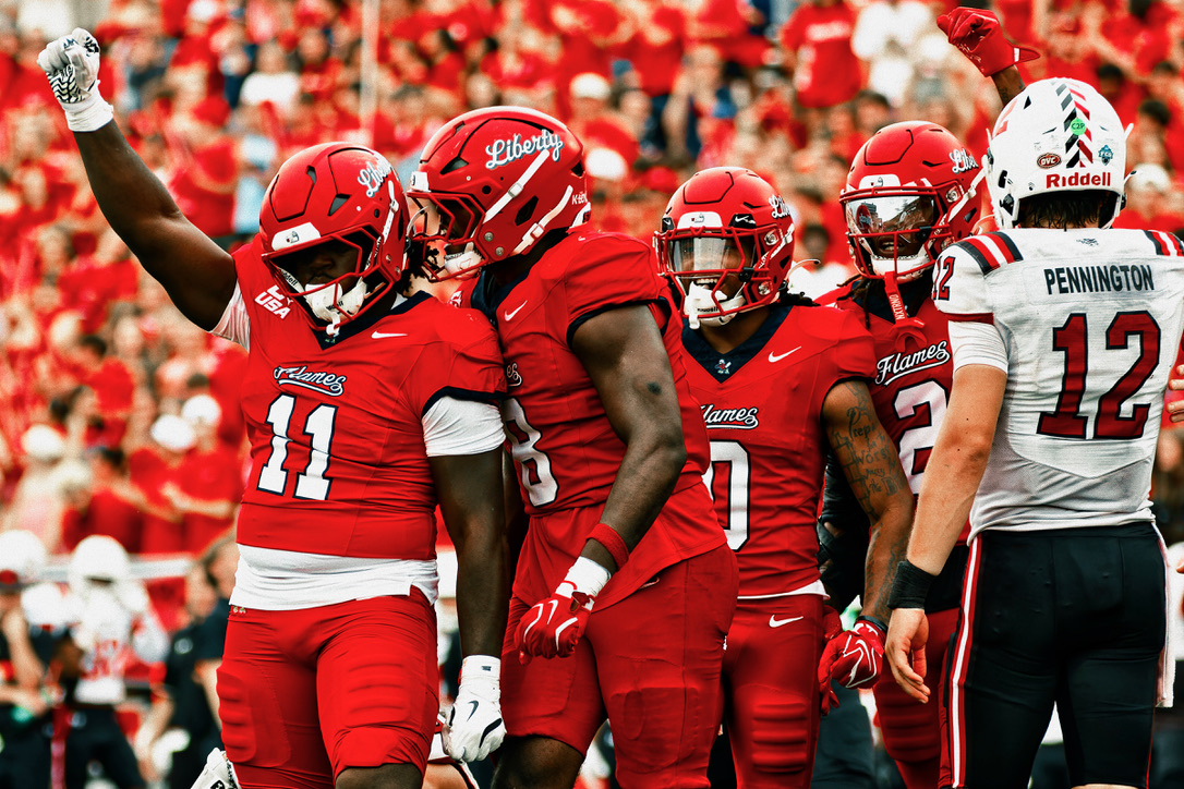 Liberty hosts Gardner-Webb at Williams Stadium on September 12, 2026. Photo: David Gaylor / The NSMT.